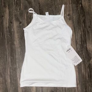 Ivivva by Lululemon front 2 bank tanks - white size 14 girls - NWT